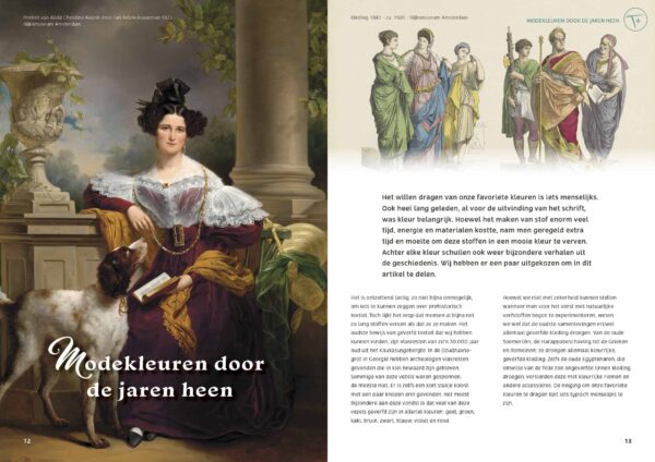 Modekleuren door de jaren heen