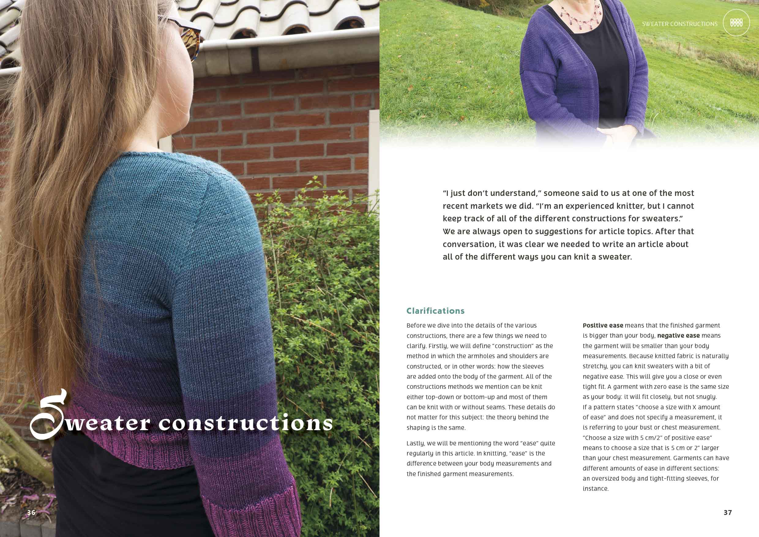 Sweater constructions